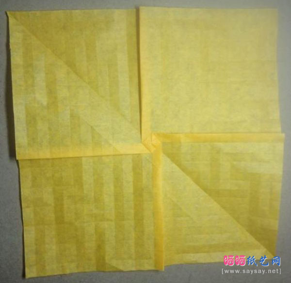 正方形迷宫折纸图片教程图片步骤5