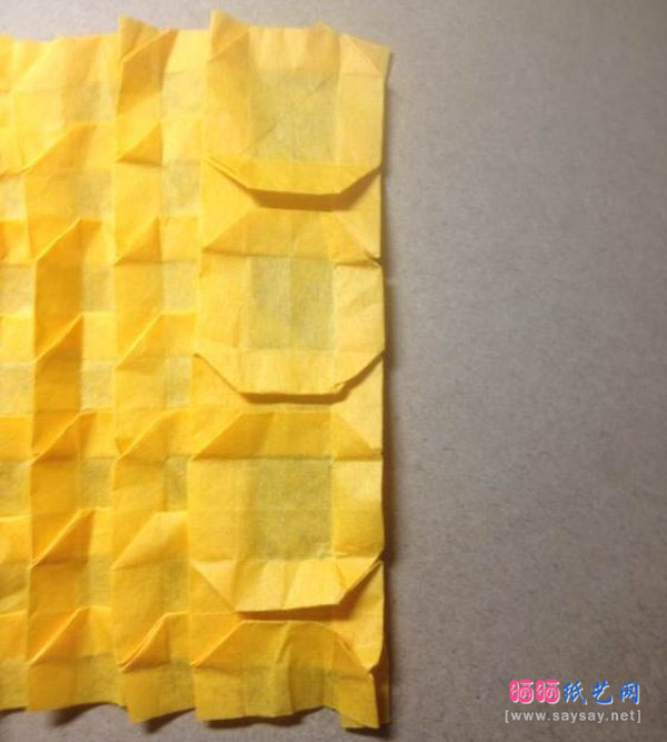 正方形迷宫折纸图片教程图片步骤17