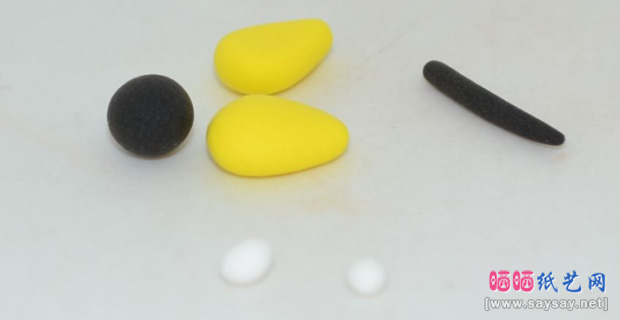 可爱企鹅先生软陶DIY制作图文教程图片步骤4