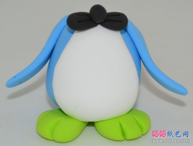 可爱企鹅先生软陶DIY制作图文教程图片步骤9