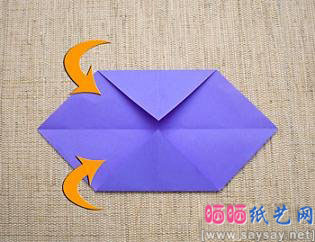 简单漂亮的信封折纸手工效果图