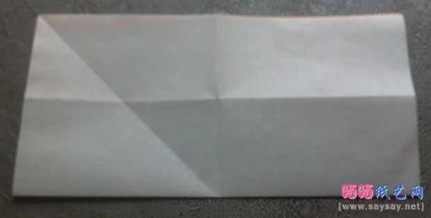 恭平的巴达兽手工折纸实拍教程图片步骤3