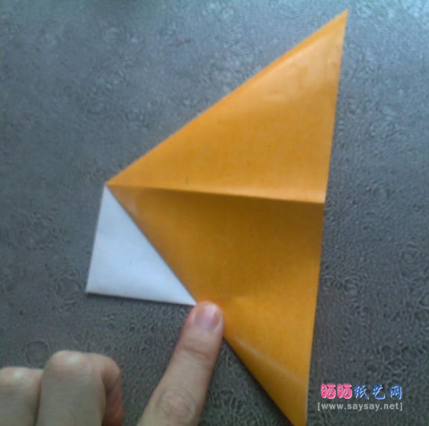 恭平的巴达兽手工折纸实拍教程图片步骤7