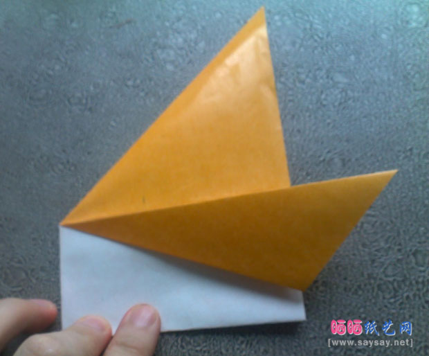 恭平的巴达兽手工折纸实拍教程图片步骤8