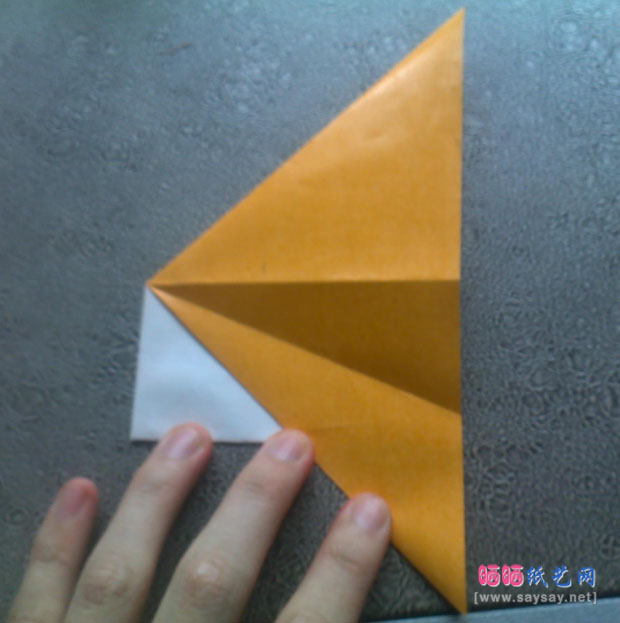 恭平的巴达兽手工折纸实拍教程图片步骤9