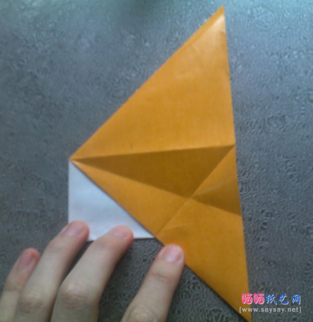 恭平的巴达兽手工折纸实拍教程图片步骤11