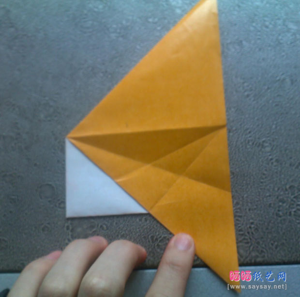 恭平的巴达兽手工折纸实拍教程图片步骤13