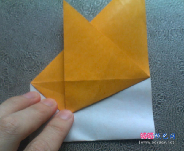 恭平的巴达兽手工折纸实拍教程图片步骤12