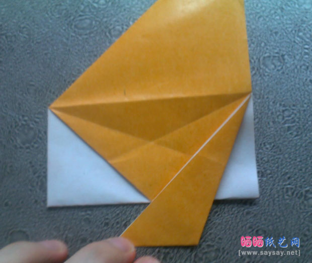 恭平的巴达兽手工折纸实拍教程图片步骤14