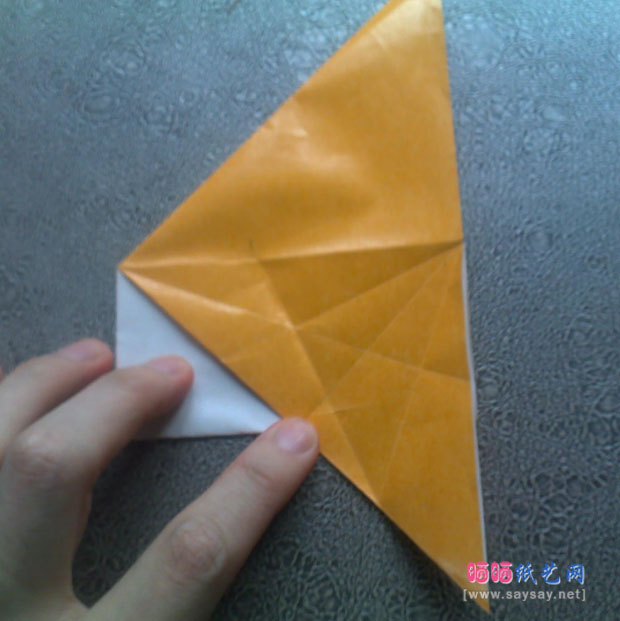 恭平的巴达兽手工折纸实拍教程图片步骤17