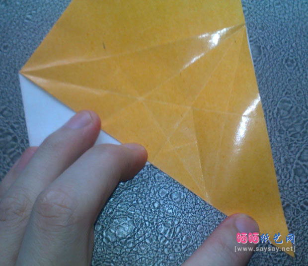 恭平的巴达兽手工折纸实拍教程图片步骤18