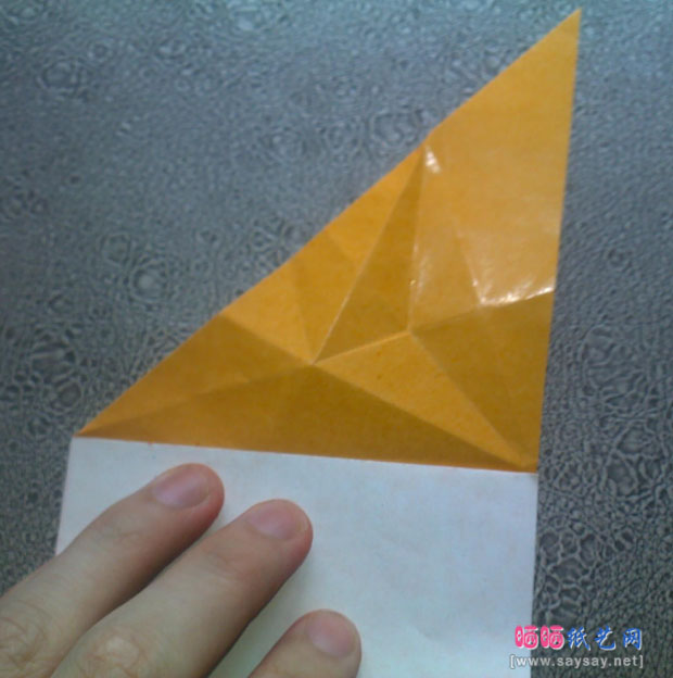 恭平的巴达兽手工折纸实拍教程图片步骤19