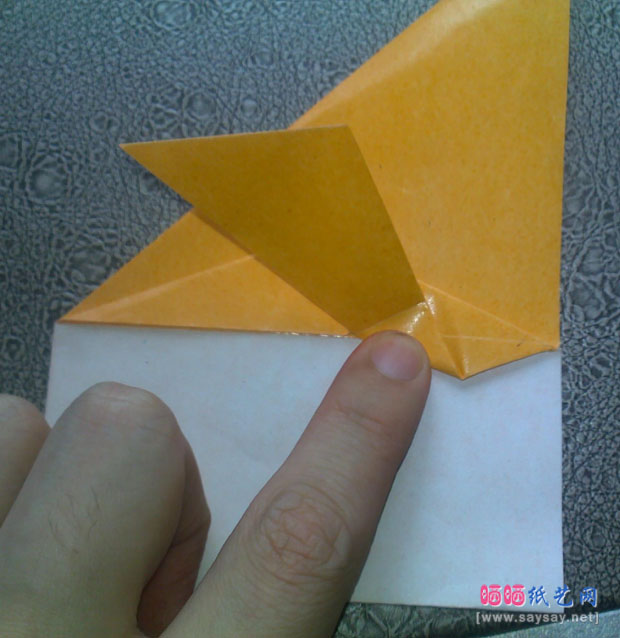 恭平的巴达兽手工折纸实拍教程图片步骤27