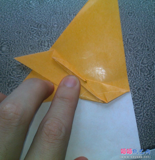 恭平的巴达兽手工折纸实拍教程图片步骤28