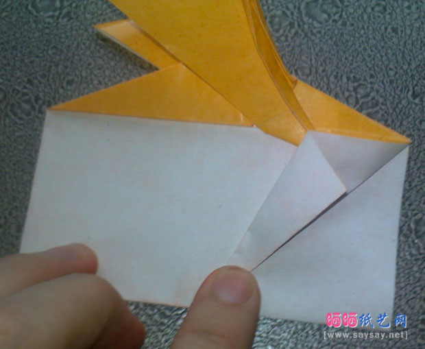 恭平的巴达兽手工折纸实拍教程图片步骤32