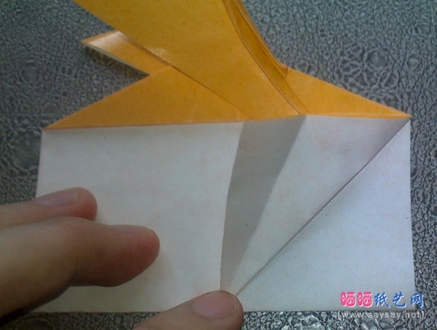 恭平的巴达兽手工折纸实拍教程图片步骤33