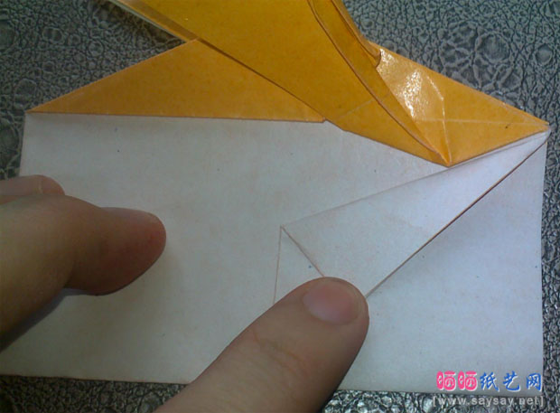 恭平的巴达兽手工折纸实拍教程图片步骤34