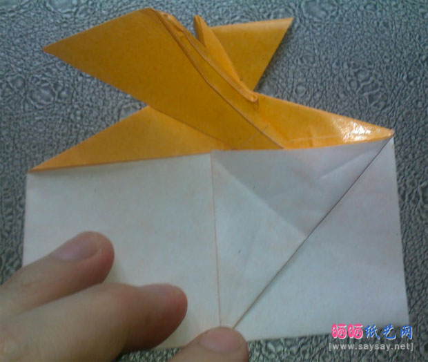 恭平的巴达兽手工折纸实拍教程图片步骤35