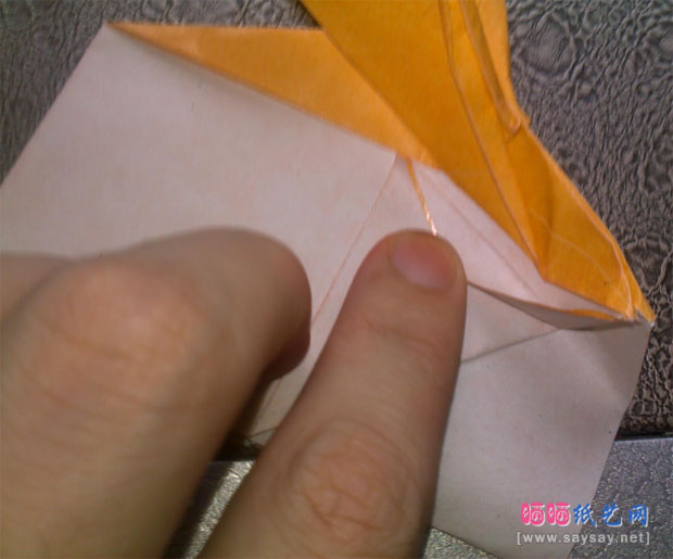 恭平的巴达兽手工折纸实拍教程图片步骤36