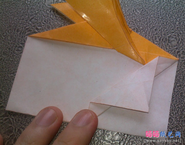 恭平的巴达兽手工折纸实拍教程图片步骤38