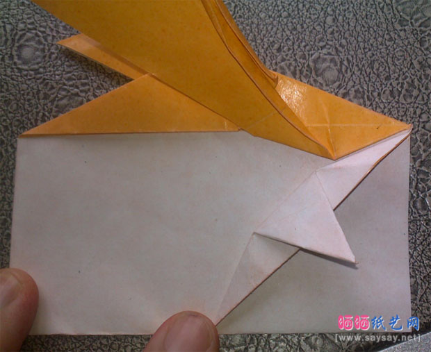 恭平的巴达兽手工折纸实拍教程图片步骤39