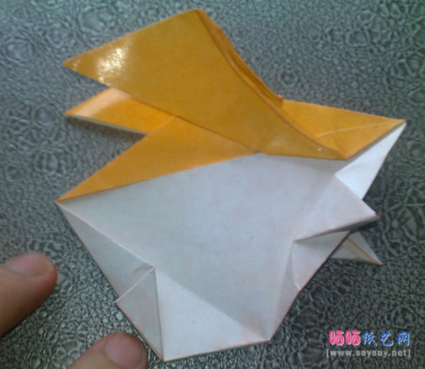 恭平的巴达兽手工折纸实拍教程图片步骤43