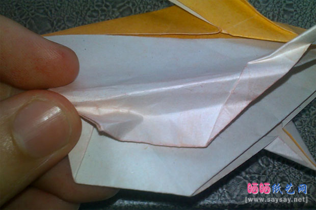 恭平的巴达兽手工折纸实拍教程图片步骤48