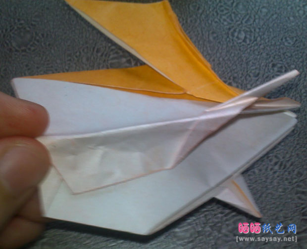 恭平的巴达兽手工折纸实拍教程图片步骤47