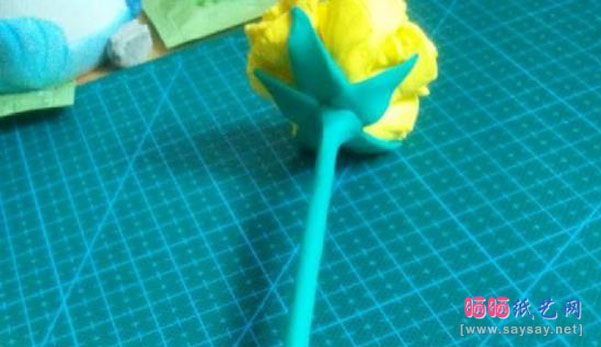 超轻粘土手工制作美丽的康乃馨DIY图文教程