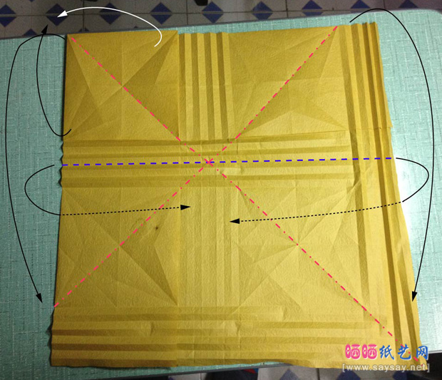 复杂的天廻龙手工折纸实拍教程