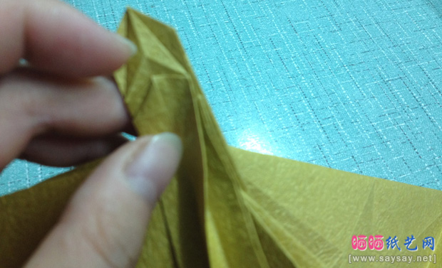 复杂的天廻龙手工折纸实拍教程