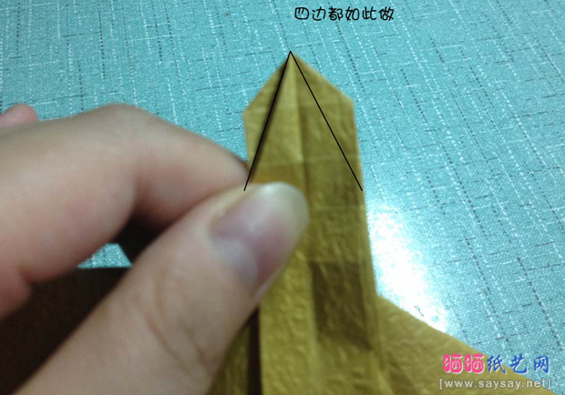 复杂的天廻龙手工折纸实拍教程