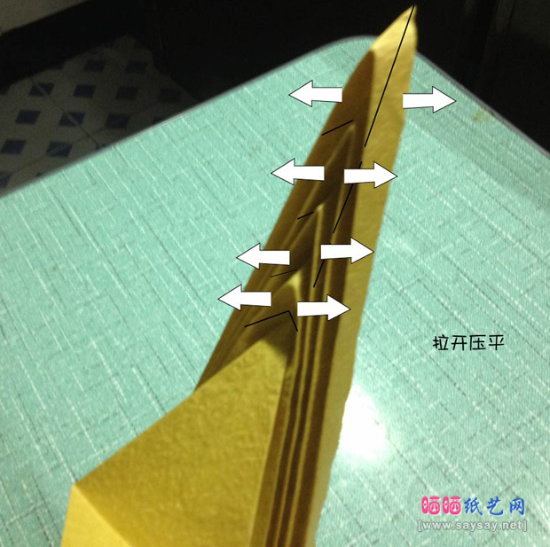 复杂的天廻龙手工折纸实拍教程