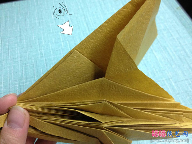 复杂的天廻龙手工折纸实拍教程