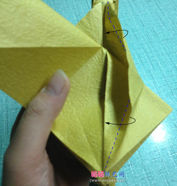 复杂的天廻龙手工折纸实拍教程