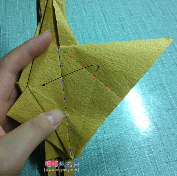 复杂的天廻龙手工折纸实拍教程