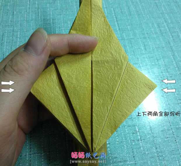 复杂的天廻龙手工折纸实拍教程