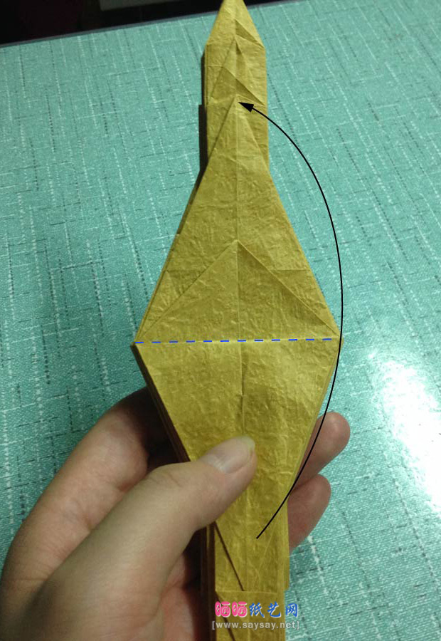 复杂的天廻龙手工折纸实拍教程