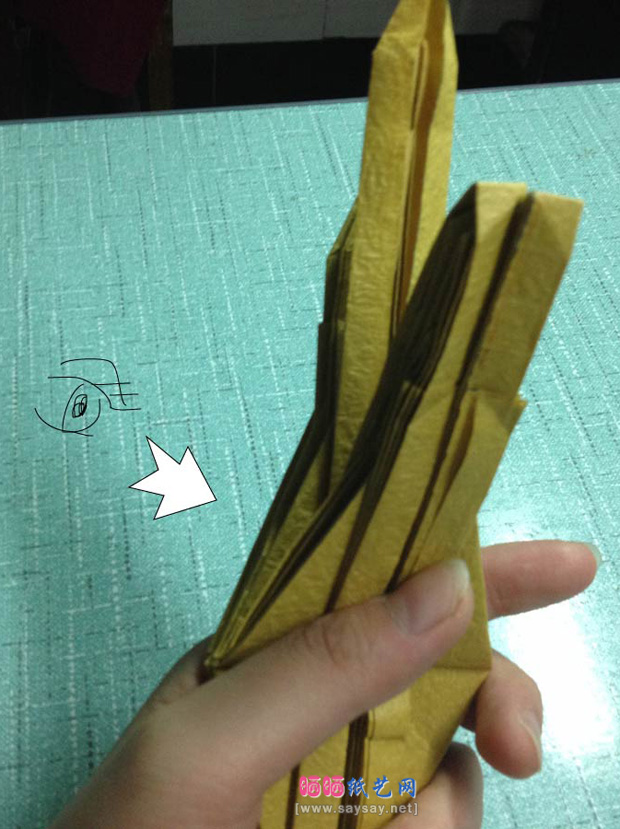 复杂的天廻龙手工折纸实拍教程