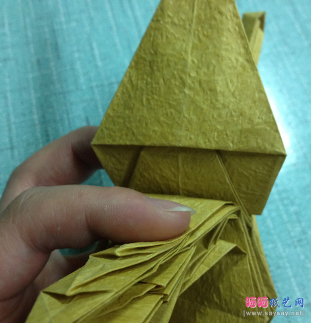 复杂的天廻龙手工折纸实拍教程
