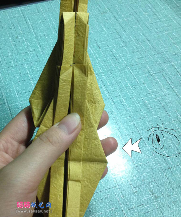 复杂的天廻龙手工折纸实拍教程