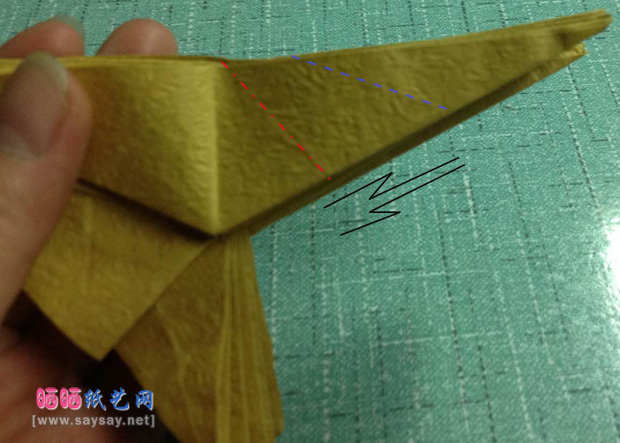 复杂的天廻龙手工折纸实拍教程