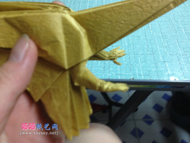复杂的天廻龙手工折纸实拍教程