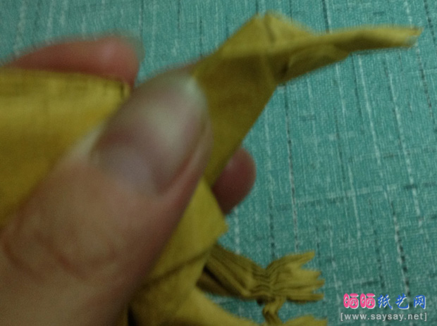 复杂的天廻龙手工折纸实拍教程