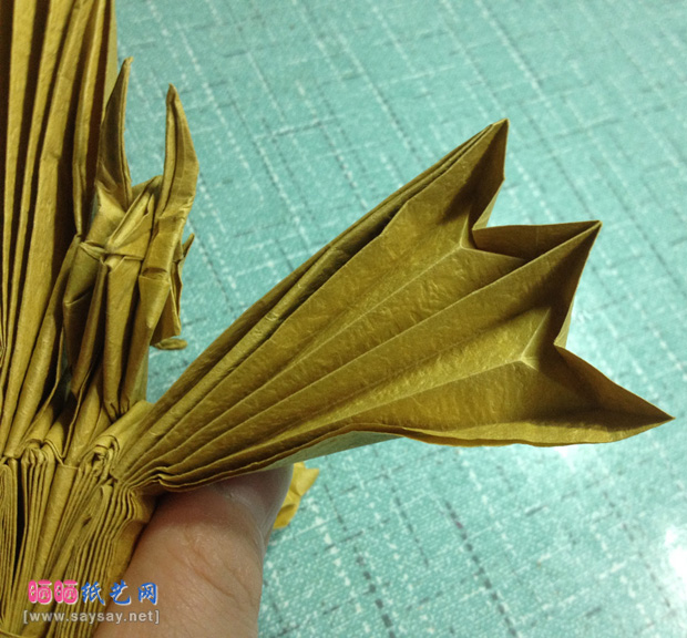 复杂的天廻龙手工折纸实拍教程