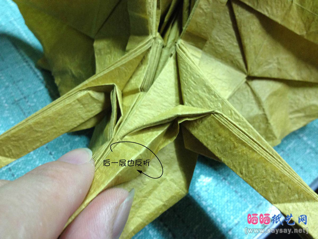 复杂的天廻龙手工折纸实拍教程