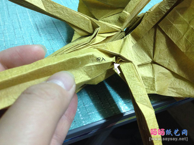 复杂的天廻龙手工折纸实拍教程