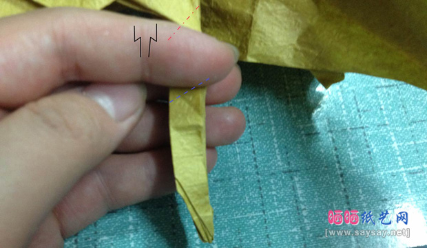 复杂的天廻龙手工折纸实拍教程