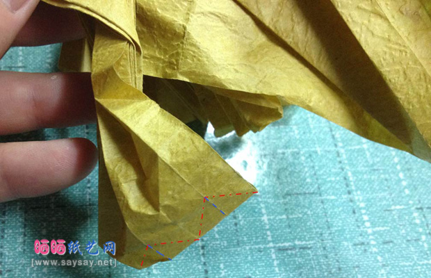 复杂的天廻龙手工折纸实拍教程