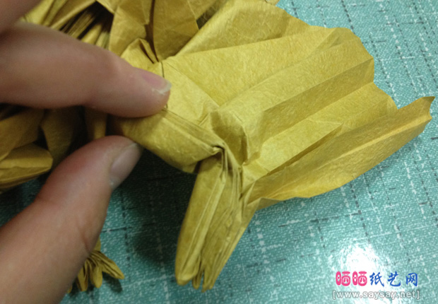 复杂的天廻龙手工折纸实拍教程